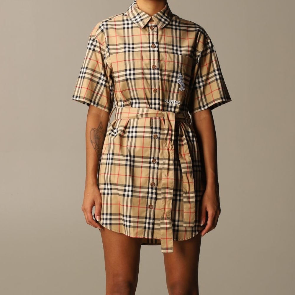 Burberry Rachel Shirt Dress in Vintage Check